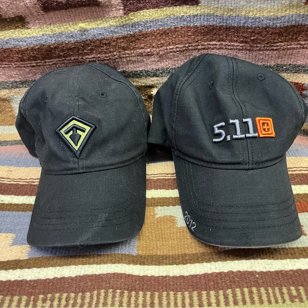 Set of two Tactical Black Caps